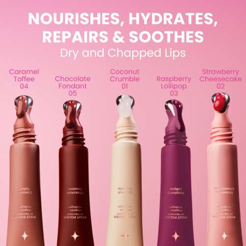 Typsy Beauty: Pout Polish Peptide Lip Treatment Balm|Raspberry Lollipop |8ml