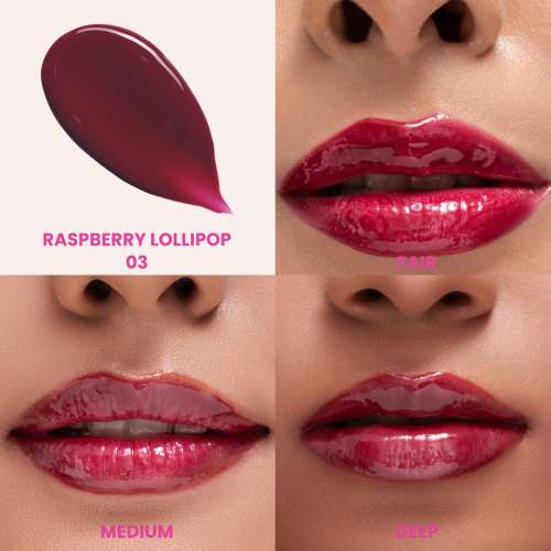 Typsy Beauty: Pout Polish Peptide Lip Treatment Balm|Raspberry Lollipop |8ml