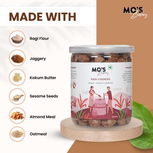 MOS Bakery: Ragi Cookies - 300g