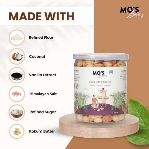 MOS Bakery: Coconut Cookies - 200gm