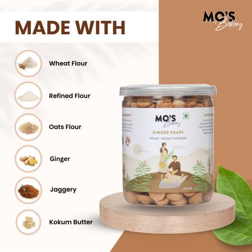 MOS Bakery: Ginger Snaps Cookies - 150gm