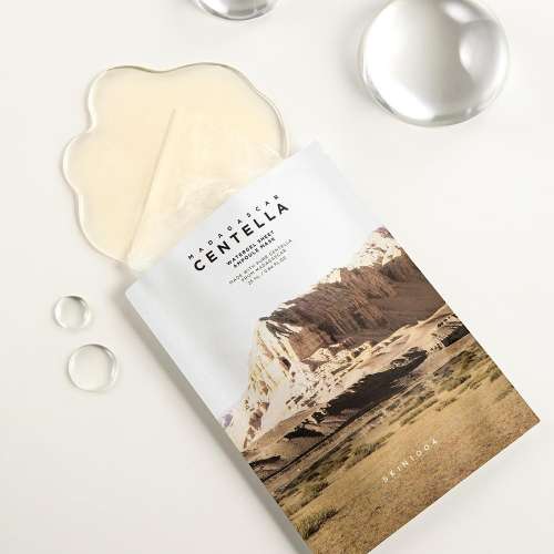 SKIN1004: Madagascar Centella Watergel Sheet Ampoule Mask  | Calming Care | Sensitive Skin | Hydrating | Glow Boost | Pack Of 5 | 25ml each