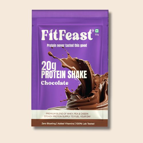FitFeast: Whey Protein - Chocolate Sachet | 50g EachPack of 42