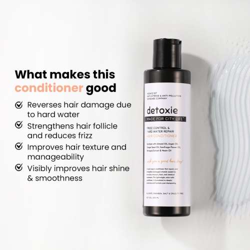 Detoxie: Frizz Control & Hard Water Repair Hair Conditioner 200 ML