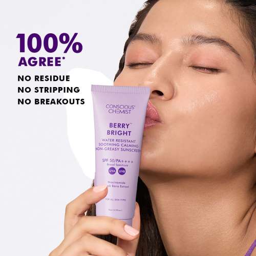 Conscious Chemist: Niacinamide Water Resistant Non-Greasy Sunscreen SPF 50 PA++++ (20g)