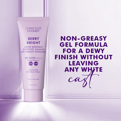 Conscious Chemist: Niacinamide Water Resistant Non-Greasy Sunscreen SPF 50 PA++++ (20g)