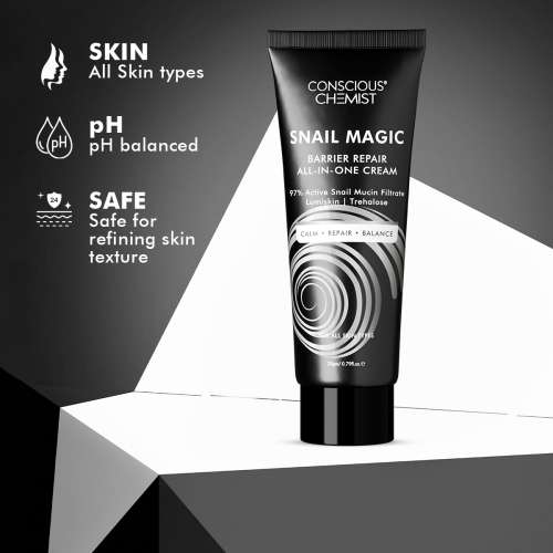 Conscious Chemist: Snail Mucin Barrier Repair All-In-One Face Cream - 20 g