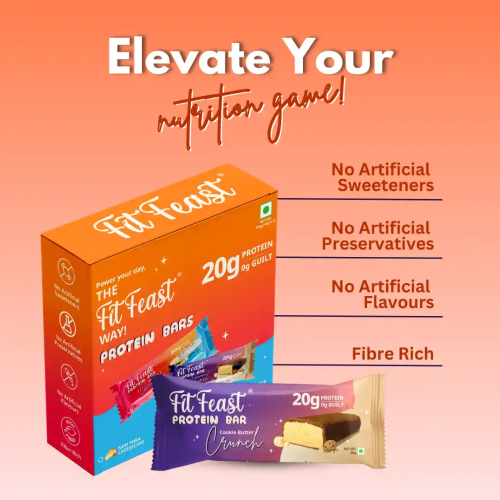 FitFeast: Protein Bars Assorted | 60g EachPack of 12