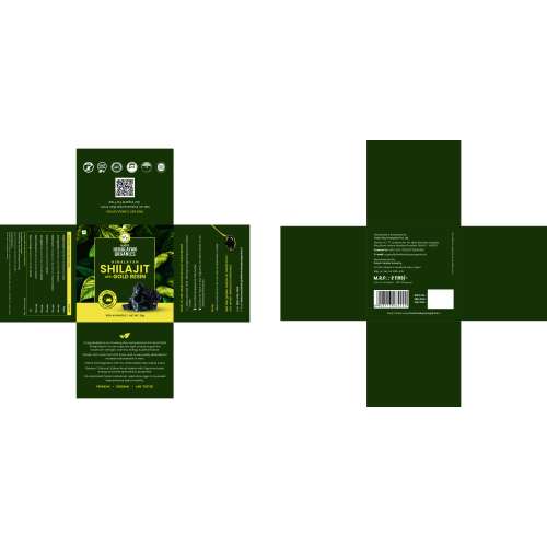 Vlado's Himalayan Organics: Shilajit Gold Resin - 25g | Contains 24 Carat Gold | 100% Ayurvedic | Pure and Natural Shilajeet | Helps to Boost Immunity, Energy, Strength, Stamina, and Overall Health - 25G