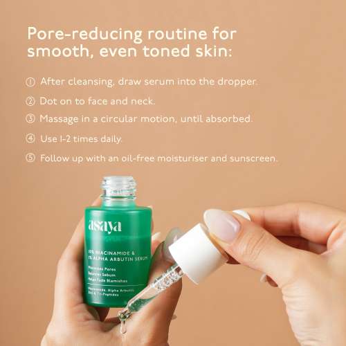 Asaya: 10% Niacinamide Face Serum with Alpha Arbutin - 30 ml
