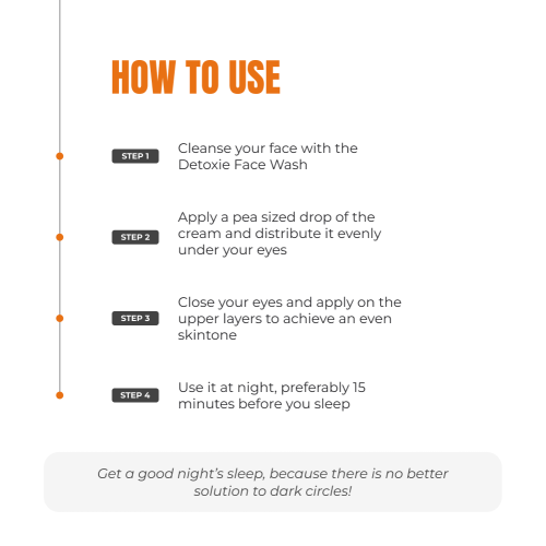 Detoxie: Dark Circle Repair - Under Eye Cream 15gm