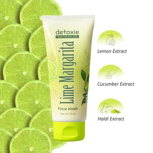 Detoxie: Detoxie Lime Margarita Face Wash 50 ML