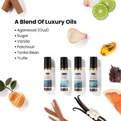 Detoxie: Detoxie | Luxury Parfum Oil (Attar) Gift Set - Limited Edition | Non-Alcoholic| Long Lasting | Oud, Sugar, Vanilla, Amber, Tonka Bean, Patchoulli, Grapefruit, Mandarin & Rose | Unisex | 32 ml