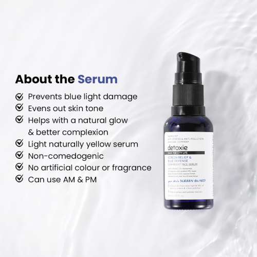 Detoxie: Detoxie Screen Relief & Blue Defense Face Serum 30ML