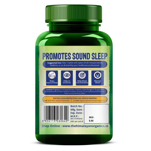 Vlado's Himalayan Organics: Melatonin 10Mg (Healthy Sleep Cycle) - 120 Tablets
