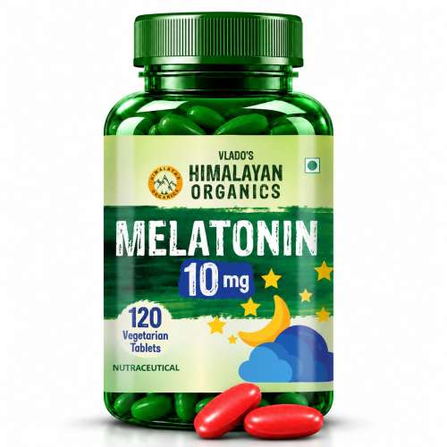 Vlado's Himalayan Organics: Melatonin 10Mg (Healthy Sleep Cycle) - 120 Tablets