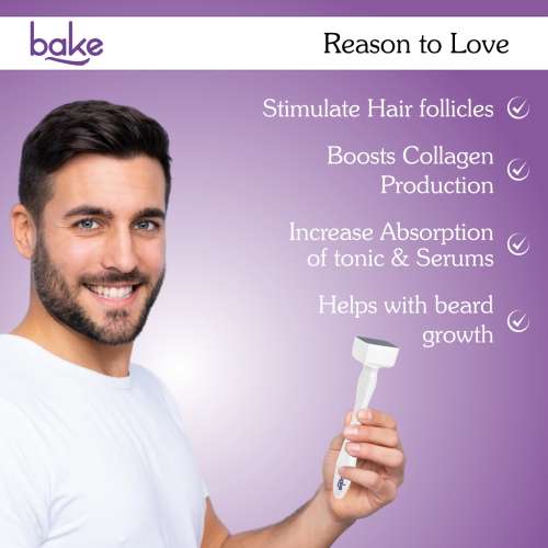 Bake Cosmetics: Derma Stamp for Hair Growth & Skin Repair with 140 Stainless Steel Needles (0.25mm3mm)