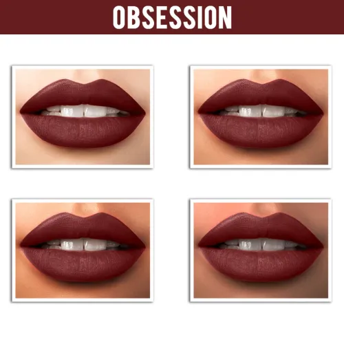 Jaquline USA: Matte Amour Matte Lipstick 3.5g Obsession 02