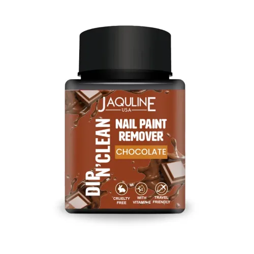 Jaquline USA: Dip N' Clean Nail Polish Remover 80ml- Chocolate