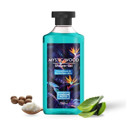 Jaquline USA: London Notes Shower Gel-250ml Mystic Wood