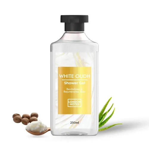 Jaquline USA: London Notes Shower Gel-250ml WhiteOudh