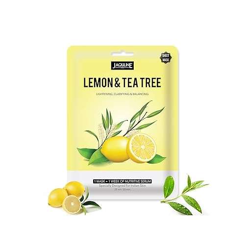 Jaquline USA: Lemon & Tea Tree Sheet Mask1N