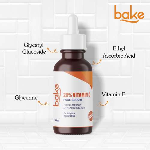 Bake Cosmetics: 20% Vitamin C Face Serum for Glowing & Bright Skin (50ml)
