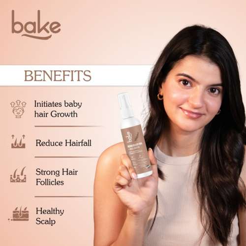 Bake Cosmetics: Rosemary + Rice Water Hair Growth Therapy for Hair Fall Control & Hair Follicle Strengthening 100ml