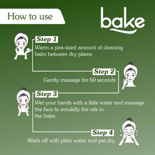 Bake Cosmetics: Vitamin E Cleansing Balm - For Open Pores & Waterproof Makeup Removal