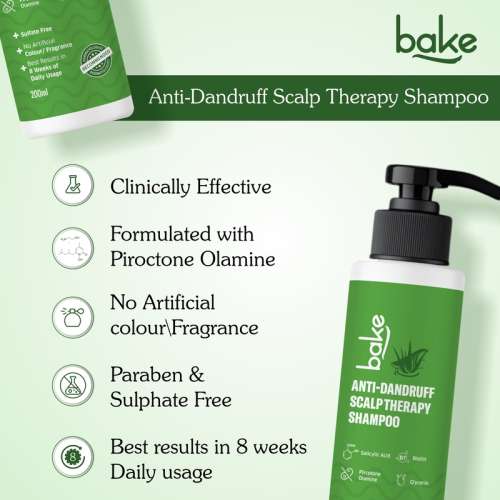 Bake Cosmetics: 2% Salicylic Acid Anti-Dandruff Shampoo for Scalp Strengthening & Itchy Dry Scalp 200ml