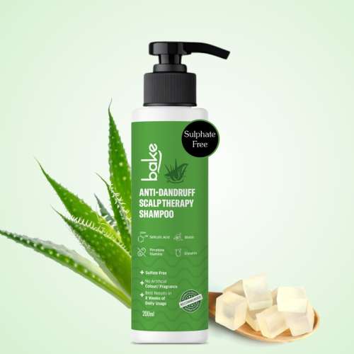 Bake Cosmetics: 2% Salicylic Acid Anti-Dandruff Shampoo for Scalp Strengthening & Itchy Dry Scalp 200ml