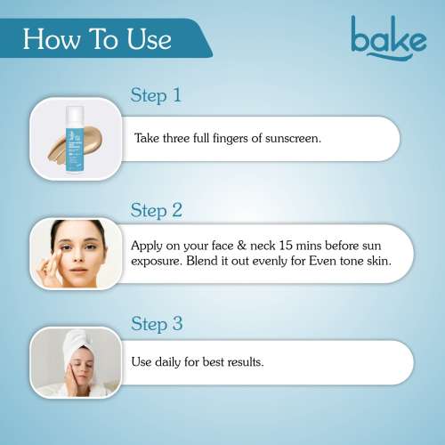 Bake Cosmetics: 2% Multi Peptide Tinted Sunscreen SPF 70 PA+++ with 2% Niacinamide For Water & Sweat Resistant & Broad Spectrum Sunscreen 50gm