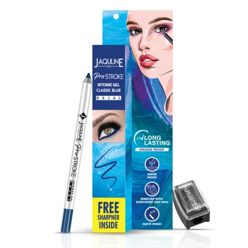 Jaquline USA: Pro Stroke Intense Gel Kajal Classic Blue 1.2g