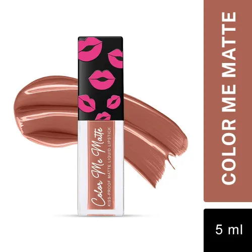Jaquline USA: Color Me Matte Liquid Lipstick 5ml Caramel Brown