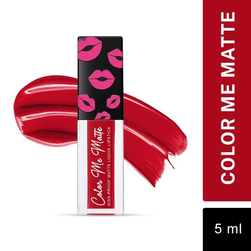 Jaquline USA: Color Me Matte Liquid Lipstick 5ml Crimson Red