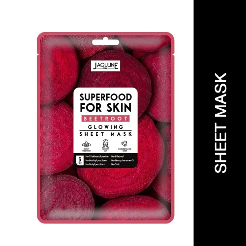 Jaquline USA: Superfood Sheet Mask: Beetroot 25ml