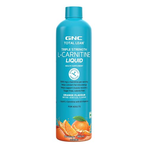 GNC: Liquid L-Carnitine 3000mg  Orange | 450 ml GNC: Liquid L-Carnitine 3000mg  Orange | 450 ml