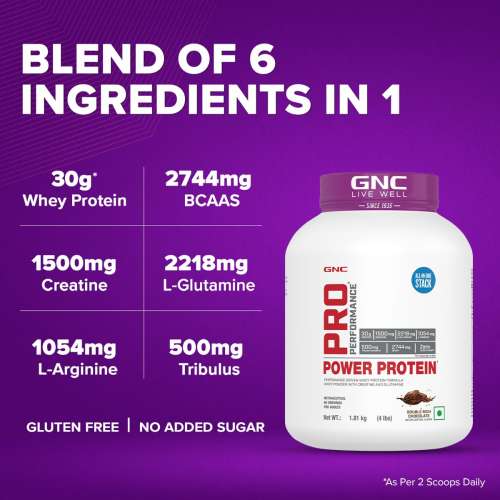 GNC: Pro Performance Power Protein Double Rich Chocolate | 4 lbs GNC: Pro Performance Power Protein Double Rich Chocolate | 4 lbs
