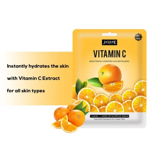 Jaquline USA: Vitamin-C Sheet Mask1N