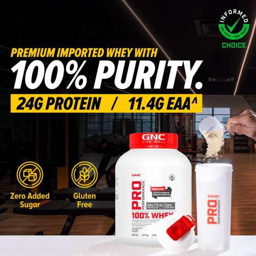 GNC: Pro Performance 100% Whey Protein Powder | Chocolate Supreme | 4 lbs
