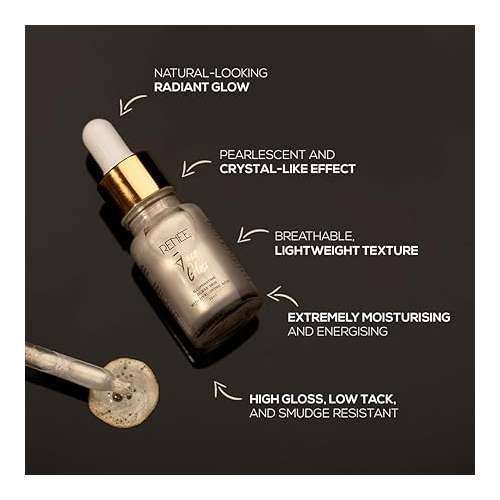 Renee Cosmetics: Face Gloss Highlighting Strobe Serum for Glass Skin