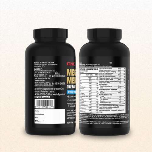 GNC: Mega Men One Daily Multivitamin for Men | Formulated In USA | 32 Premium Ingredients | 60 Tablets GNC: Mega Men One Daily Multivitamin for Men | Formulated In USA | 32 Premium Ingredients | 60 Tablets