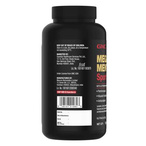GNC: Mega Men Sport Multivitamin for Men | Formulated In USA | 43 Premium Ingredients | 120 Tablets GNC: Mega Men Sport Multivitamin for Men | Formulated In USA | 43 Premium Ingredients | 120 Tablets