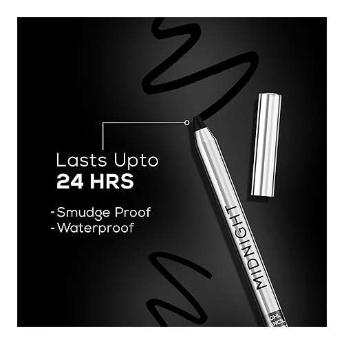 Renee Cosmetics: Midnight Kohl Kajal Pencil -1.5 Gm, Matte Finish