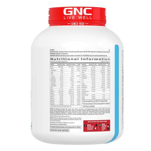 GNC: Pro Performance Weight Gainer & Black shaker Combo | 3 Kg  Double Chocolate