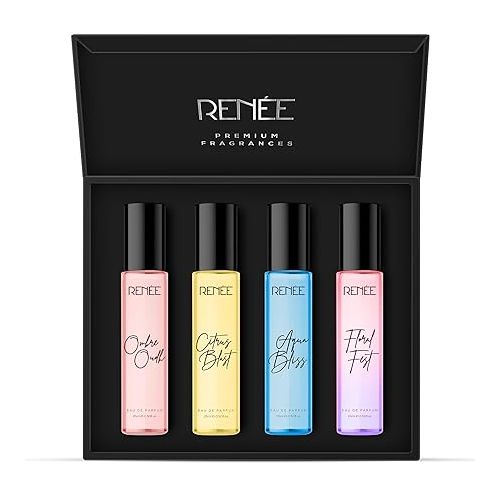 Renee Cosmetics: Women's Signature Liquid Perfume Gift Set Pack Of 4 15Ml Each
