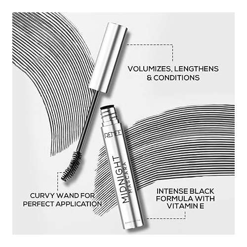Renee Cosmetics: Midnight Mascara with Unique 360-Degree Wand 8ml