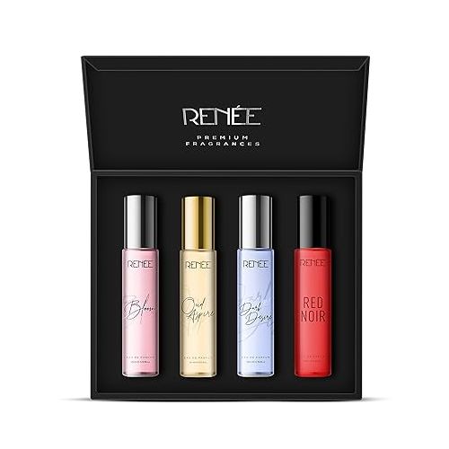 Renee Cosmetics: Women's Luxury Perfume Gift Set Combo Pack of 4 Eau De Parfum - 15ml
