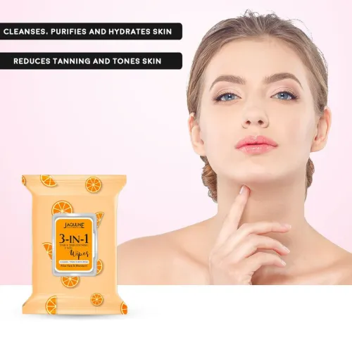 Jaquline USA: 3in1 Daily Skin Brightening Wipes- 30 N