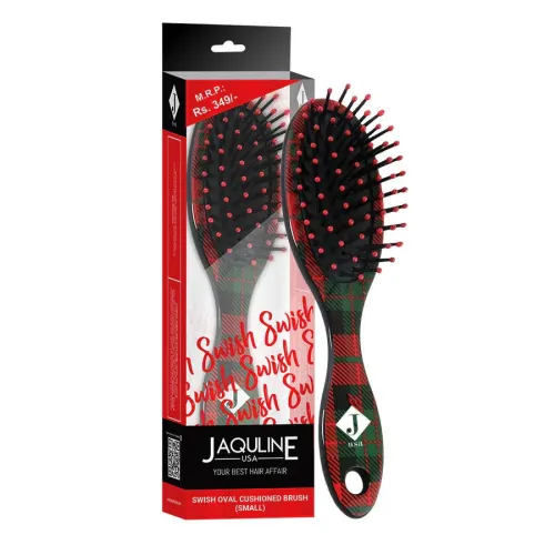 Jaquline USA: SWISH OVAL CUSHION BRUSH (SMALL)